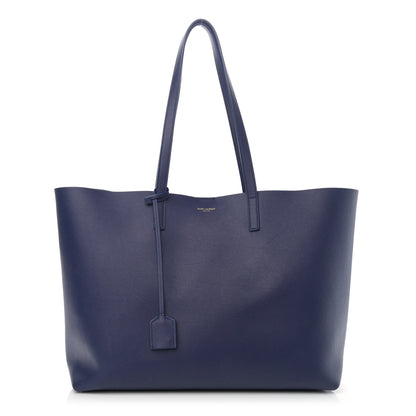 Saint Laurent Calfskin Large Shopping Tote Saphir 4 of 12
