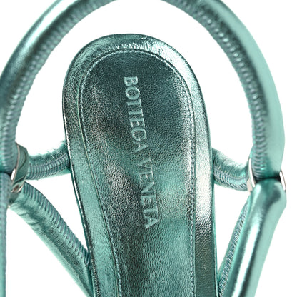 Bottega Veneta Multi Strap 95mm Sandals Icy 38.5 Moon 9 of 13