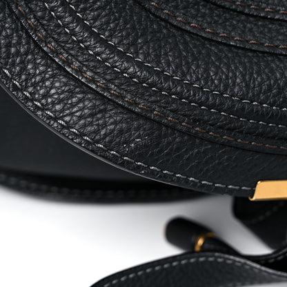 Chloe Calfskin Medium Marcie Round Crossbody Bag Black 16 of 21