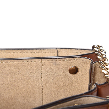 Chloe Suede Calfskin Small Faye Shoulder Bag Tobacco 8 of 10