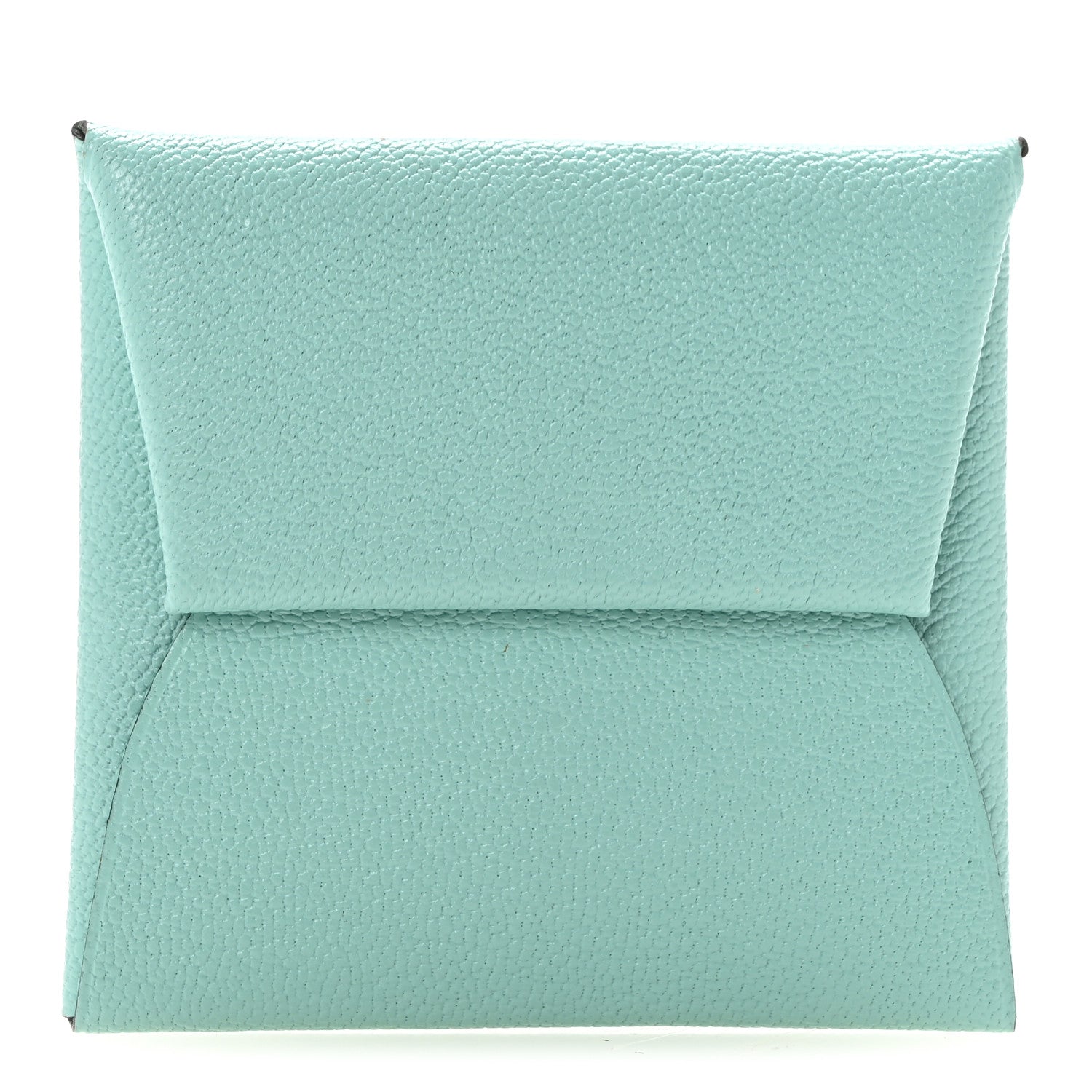 Hermes Chevre Mysore Bastia Coin Purse Aqua 1 of 8