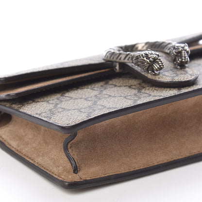 Gucci GG Supreme Monogram Super Mini Dionysus Shoulder Bag Taupe 8 of 10