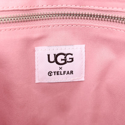 Telfar X UGG Suede Shearling Medium Shopping Bag Pink 6 of 10