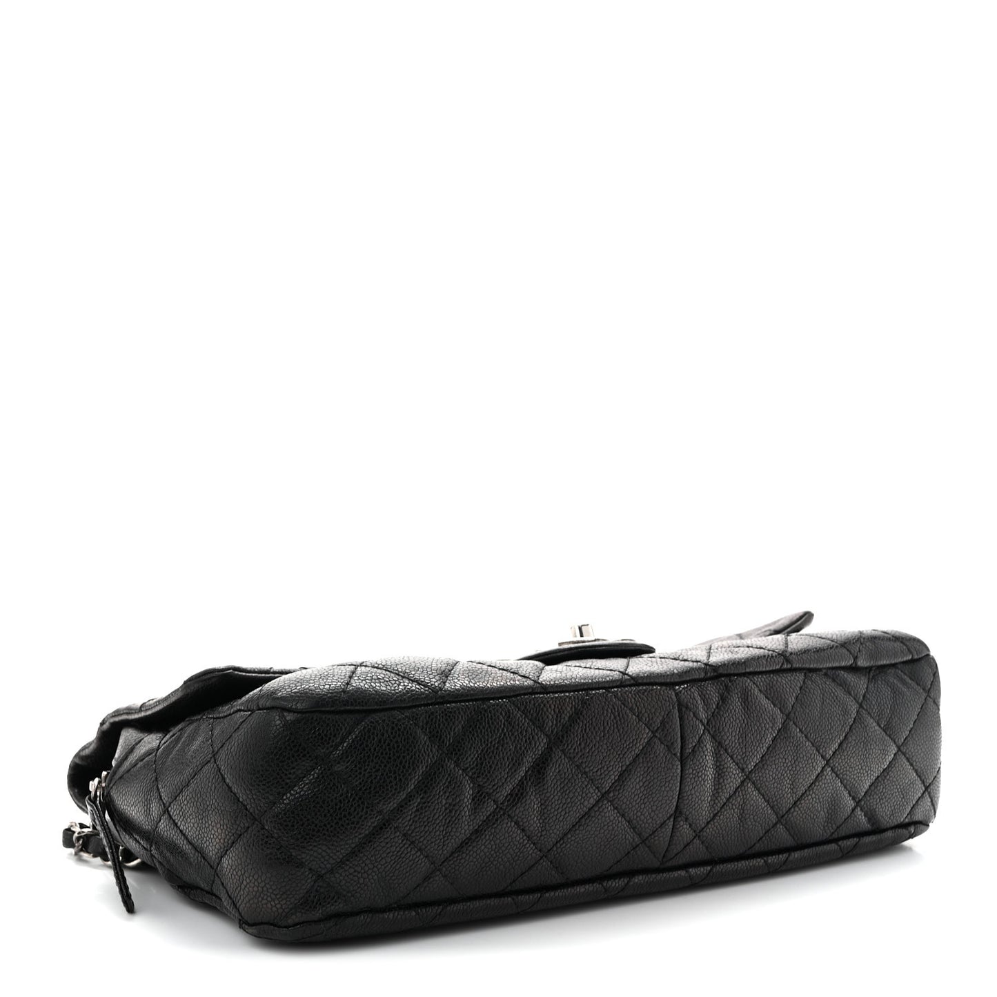 Caviar Quilted Jumbo Easy Flap Black