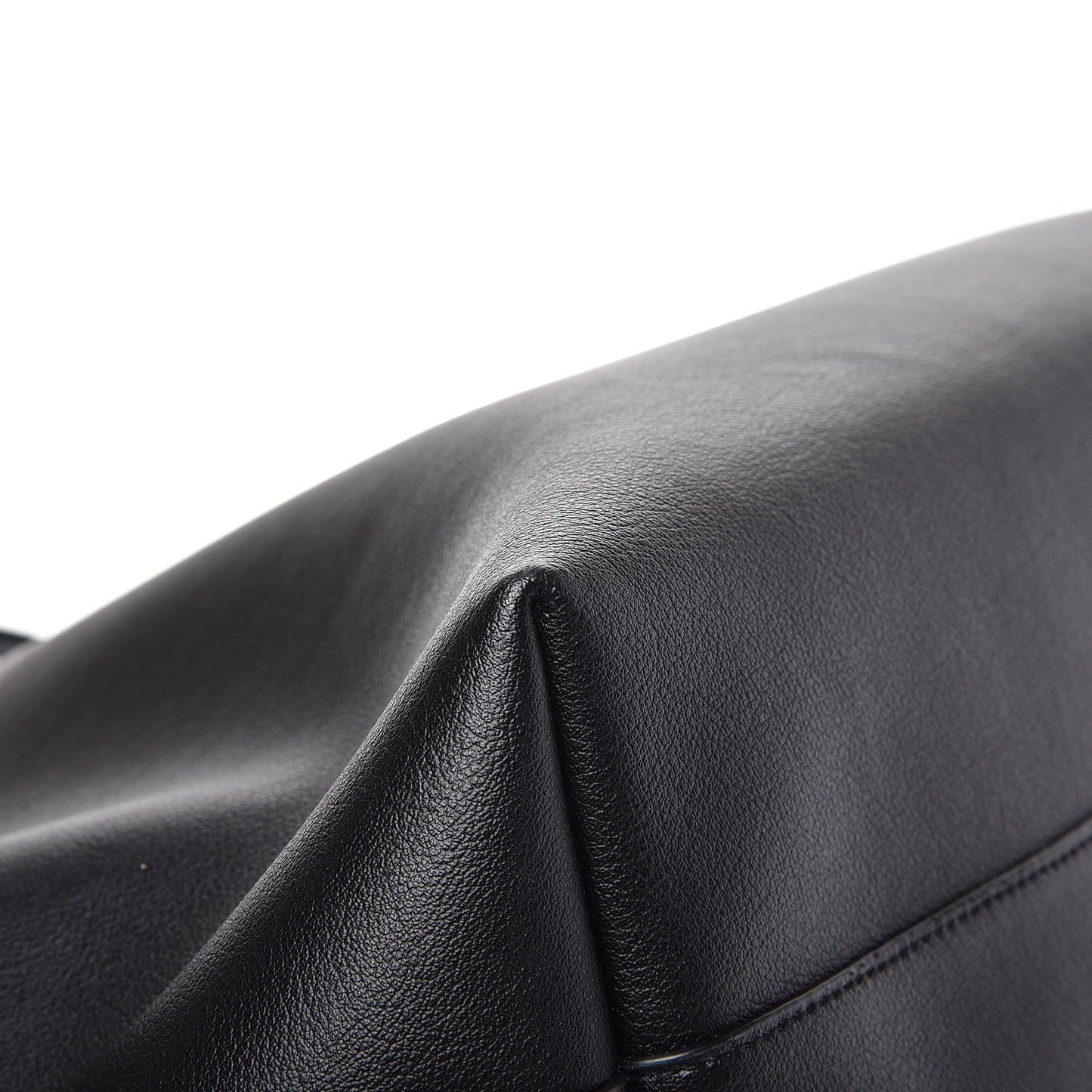 Calfskin Large Shopping Tote Black