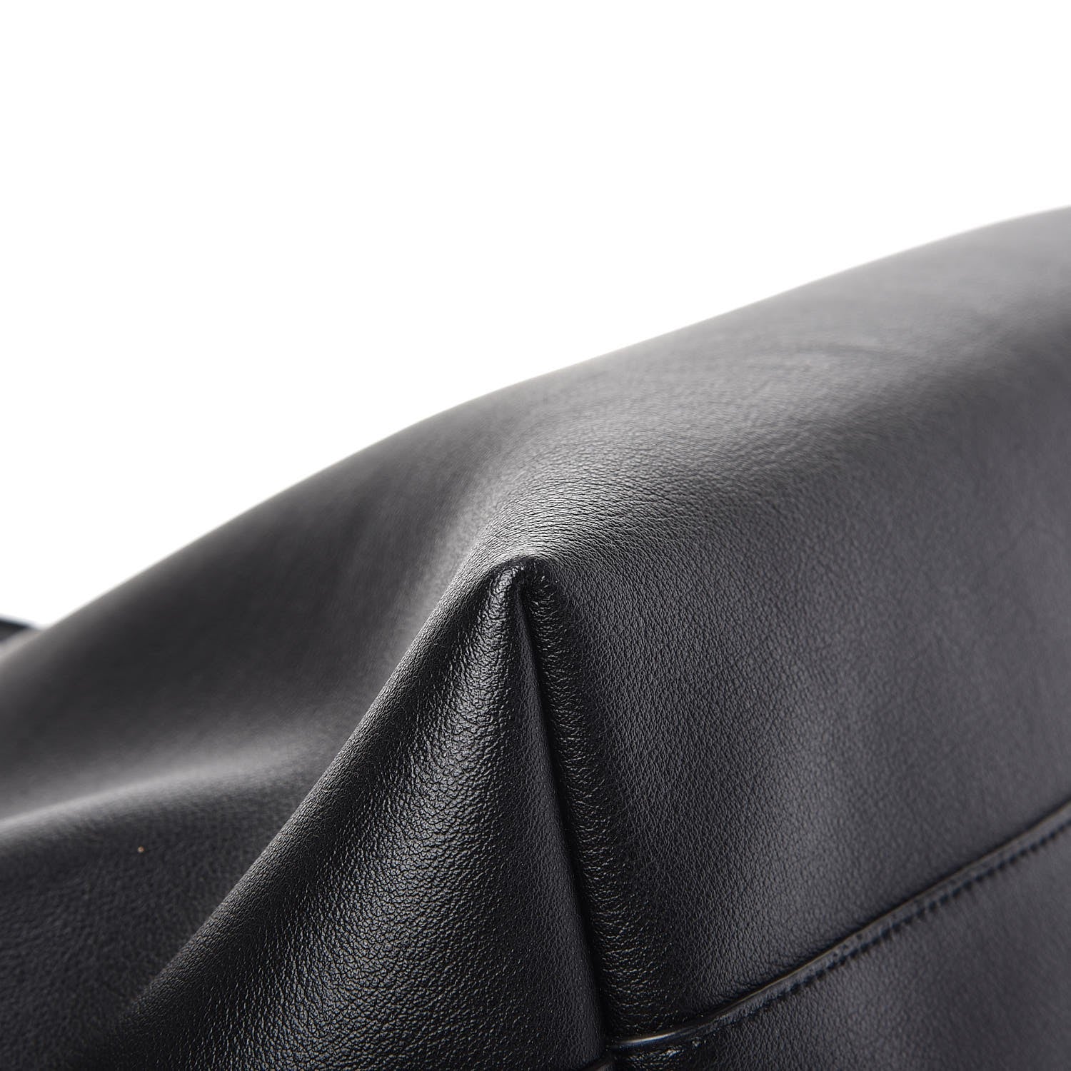 Saint Laurent Calfskin Large Shopping Tote Black 10 of 11