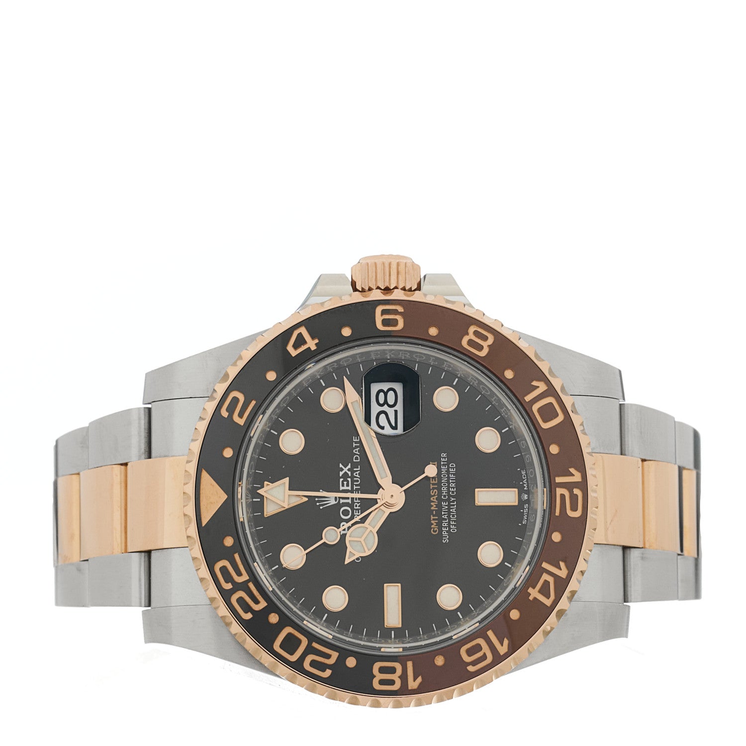 Rolex Stainless Steel 18K Everose Gold 40mm GMT-Master II Root Beer Watch 126711CHNR 2 of 5