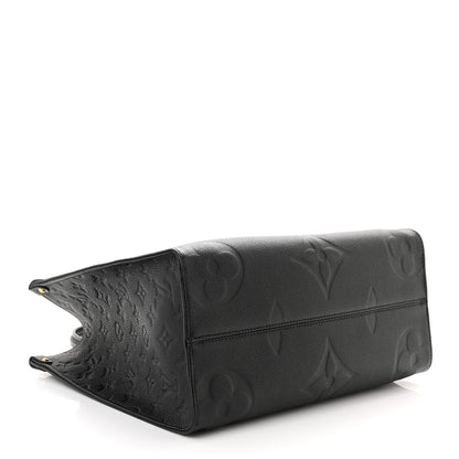 Louis Vuitton Empreinte Monogram Giant Onthego MM Black 4 of 9