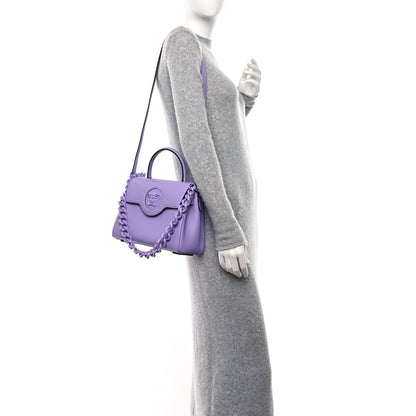Versace Calfskin Medium La Medusa Top Handle Handbag Lilac 2 of 8