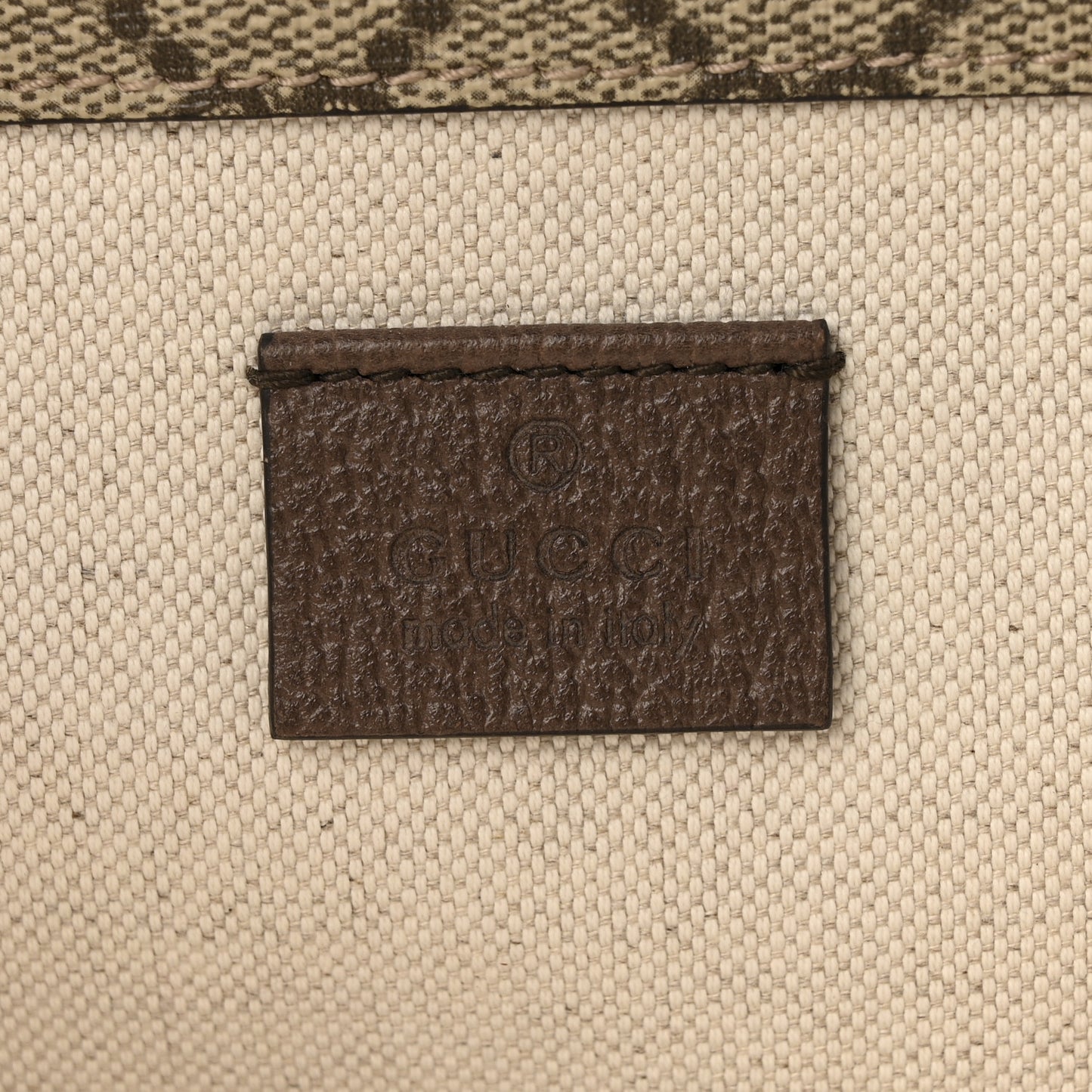 GG Supreme Monogram Web Small Neo Vintage Double Flap Messenger Bag Beige New Acero