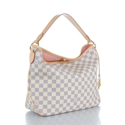 Louis Vuitton Damier Azur Delightful PM Rose Ballerine 3 of 8