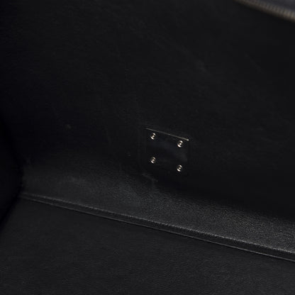 Celine Drummed Calfskin Suede Medium Trapeze Black 10 of 11