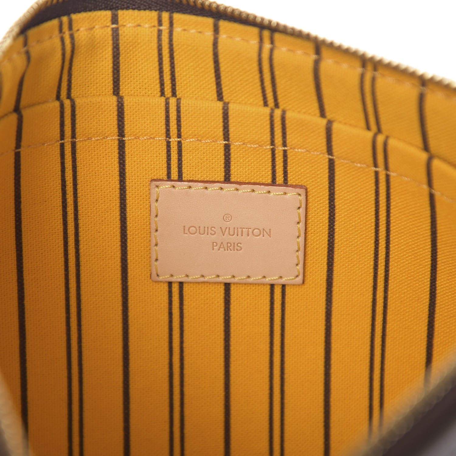 Louis Vuitton Monogram Neverfull MM GM Pochette Mimosa 5 of 7
