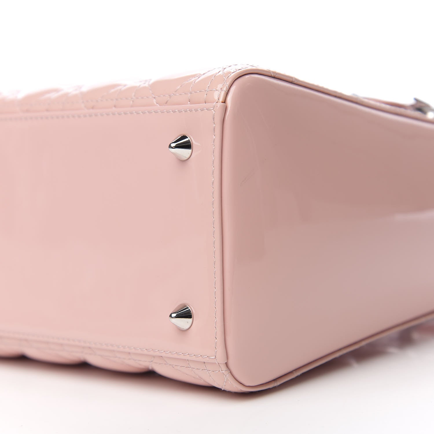 Christian Dior Patent Cannage Medium Lady Dior Rose Clair 10 of 11