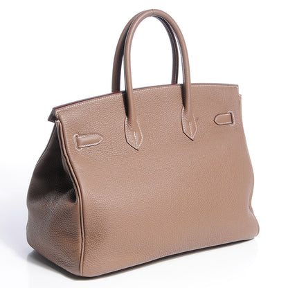 Hermes Togo Birkin 35 Etoupe 3 of 27