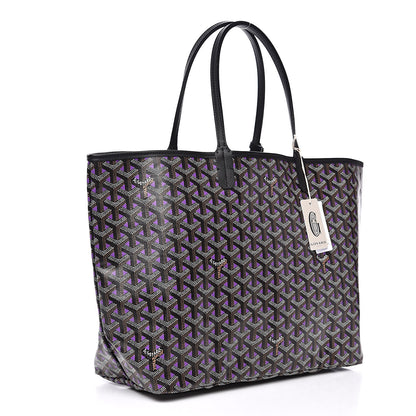 Goyard Goyardine Saint Louis Claire Voie PM Black Violet 3 of 9