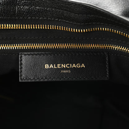 Balenciaga Chevre Gold Metallic Edge Hardware City Black 6 of 9