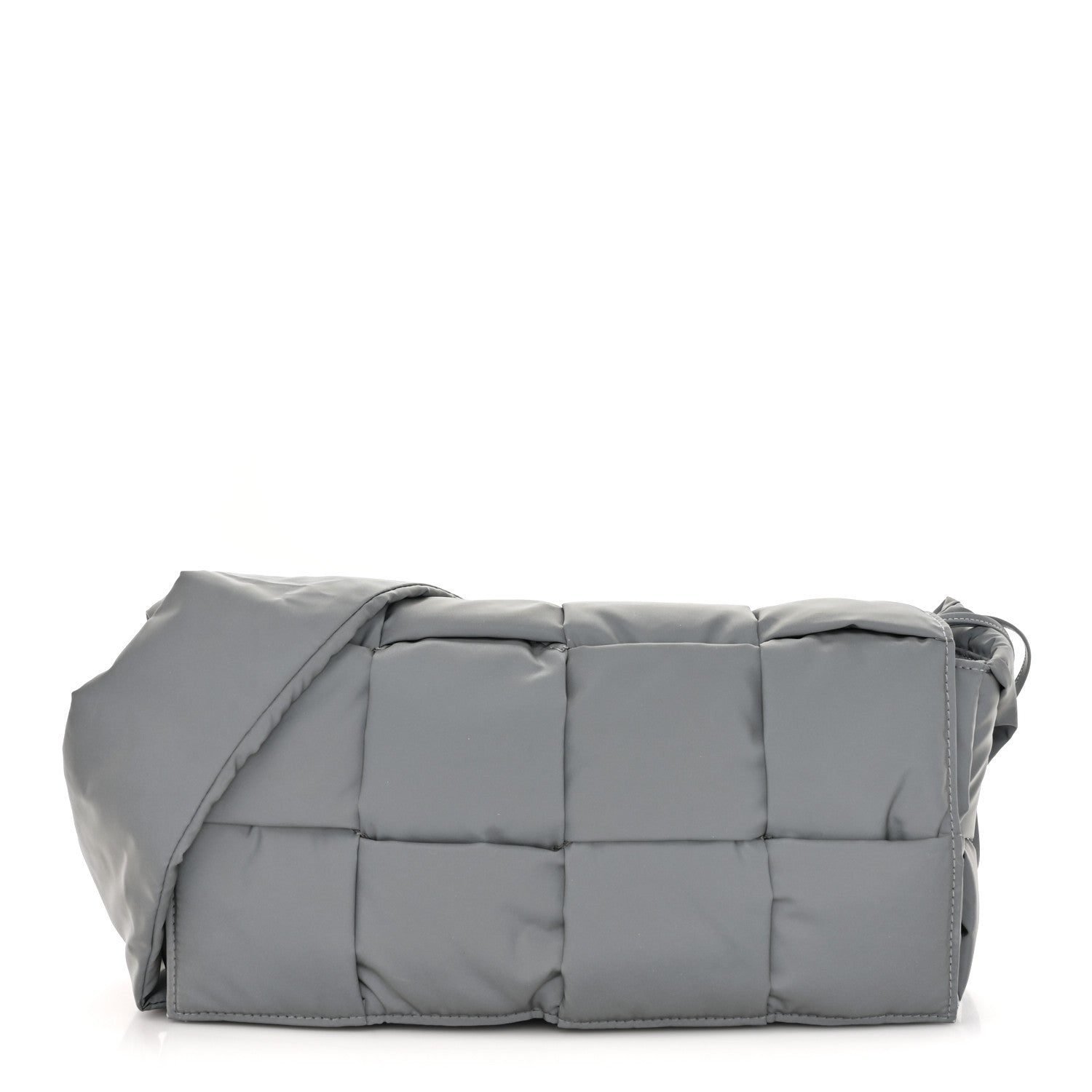 Bottega Veneta Nylon Intrecciato Padded Tech Cassette Bag Thunder 1 of 15