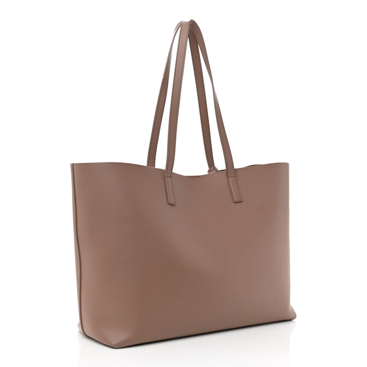 Calfskin Large Shopping Tote Nude Powder