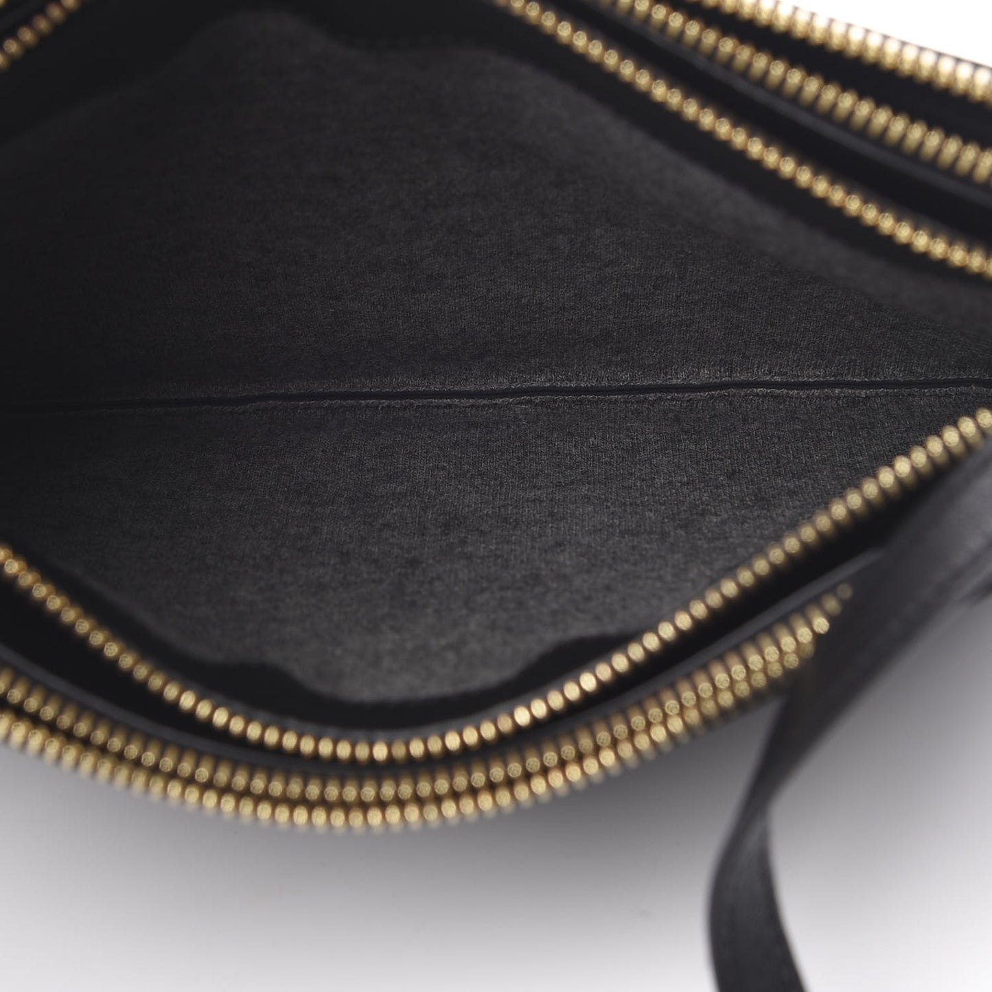 Lambskin Large Trio Crossbody Bag Black