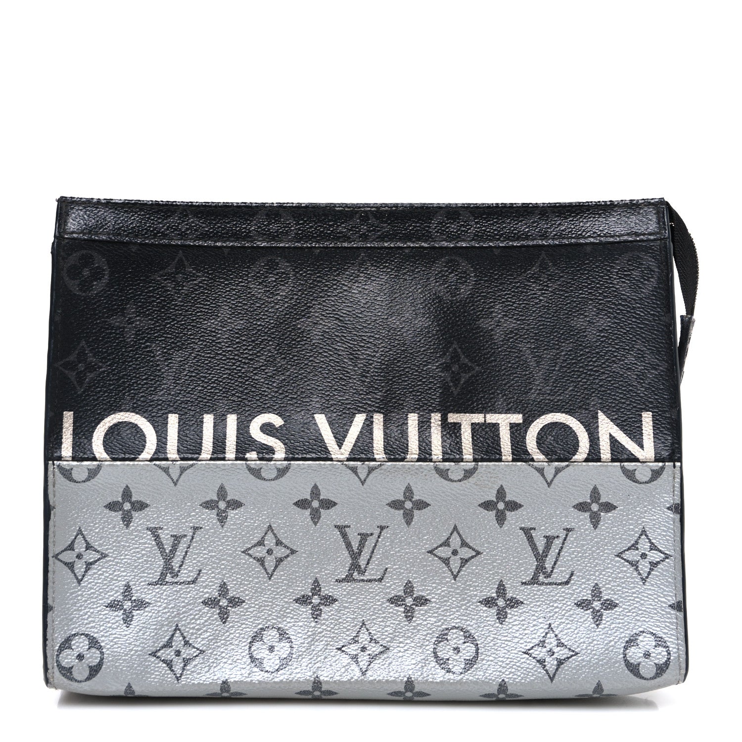 Louis Vuitton Monogram Eclipse Split Pochette Voyage MM 1 of 7
