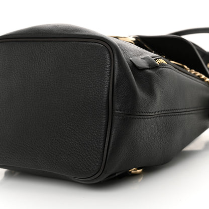 Chloe Suede Calfskin Small Faye Backpack Black 9 of 11