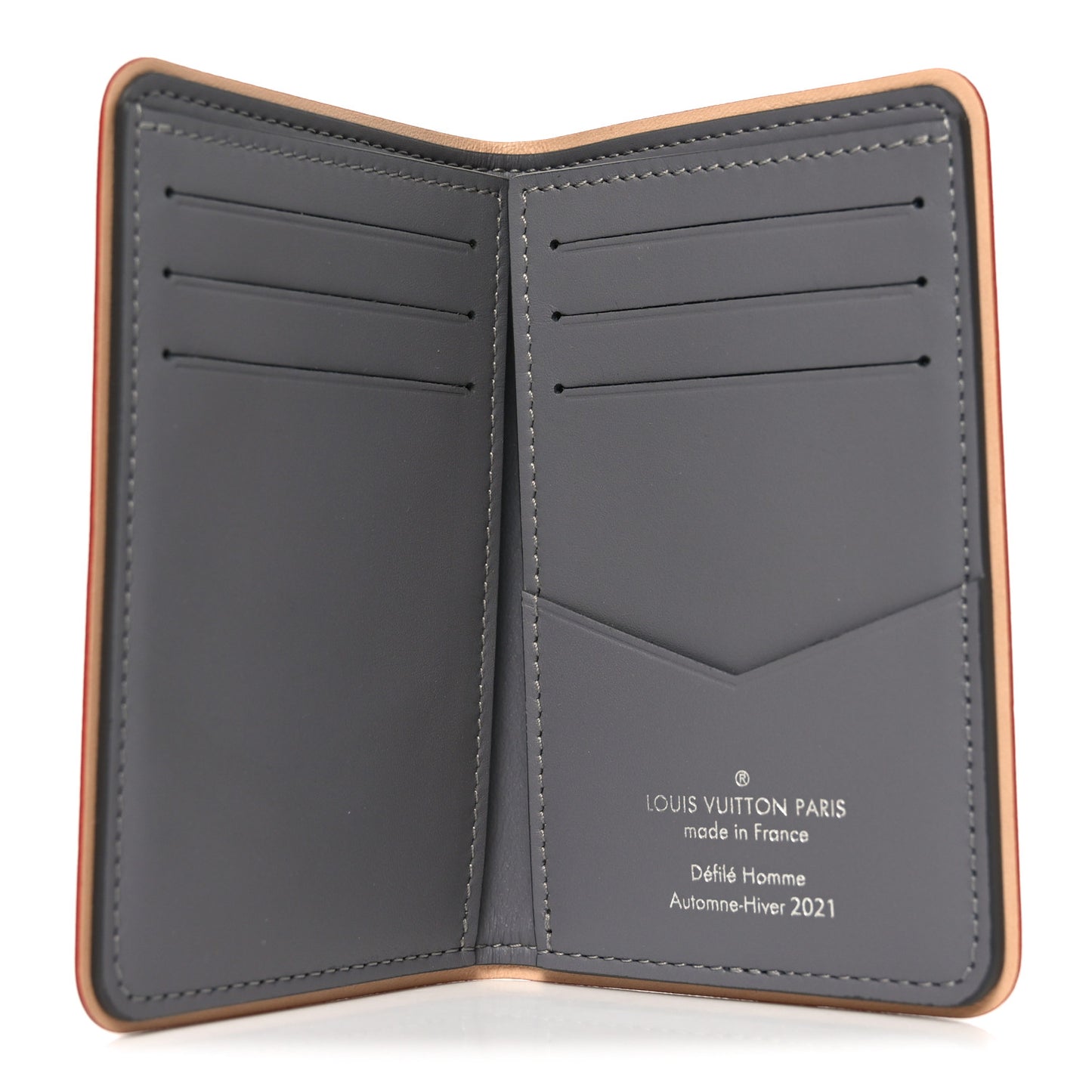 Monogram Mirror Slender Pocket Organizer