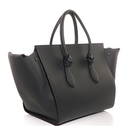 Celine Grained Calfskin Tie Knot Small Tote Anthracite 4 of 16