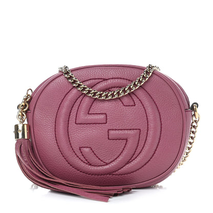 Gucci Cellarius Calfskin Mini Soho Chain Bag Peonia Flower 1 of 4