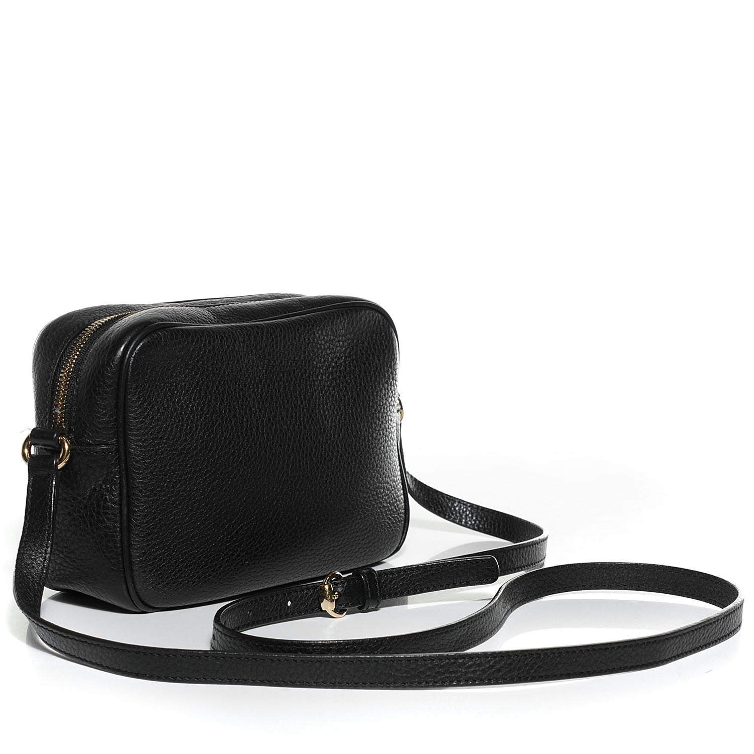 Gucci Pebbled Calfskin Small Soho Disco Bag Black 4 of 9