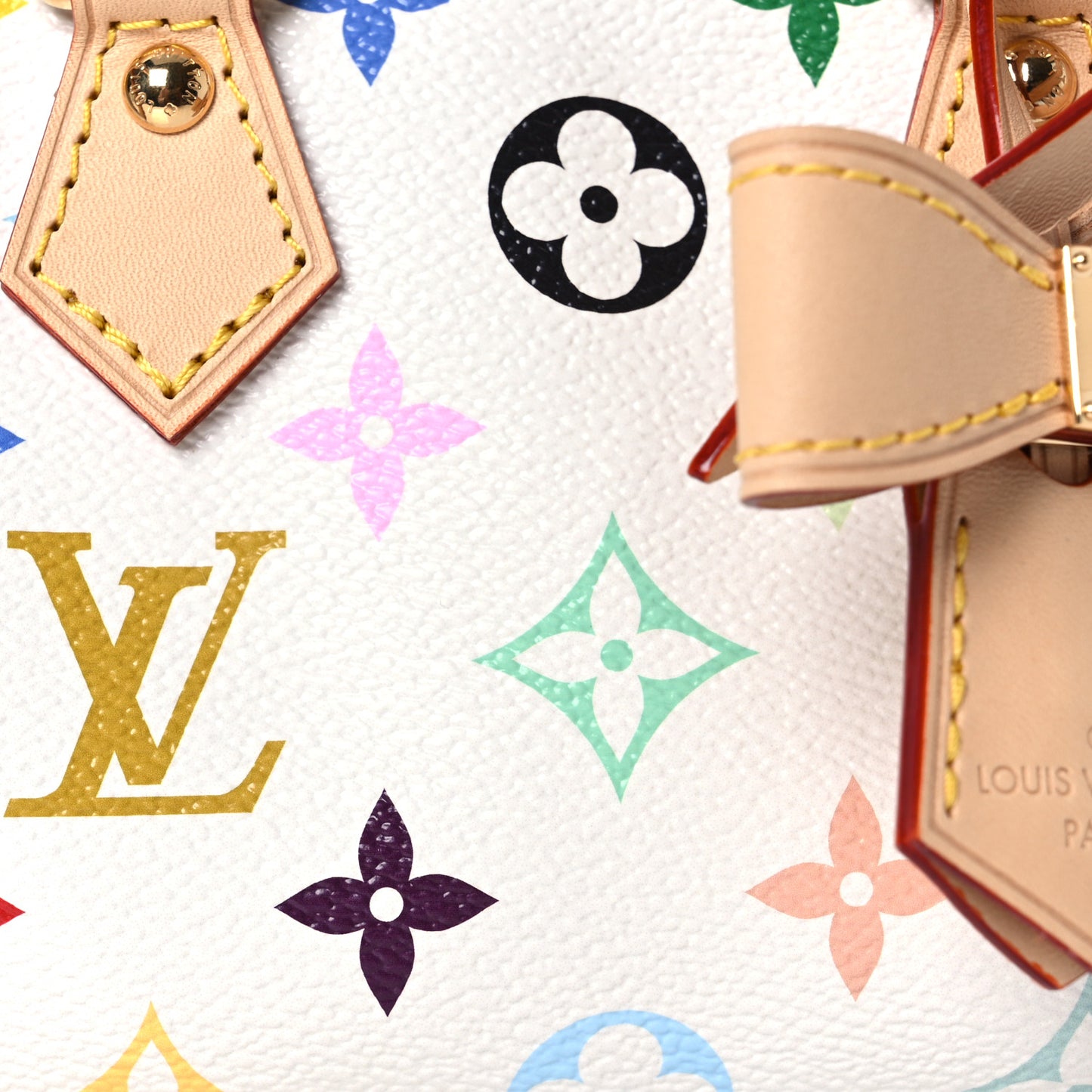 LV X TM Monogram Multicolor Nano Speedy White