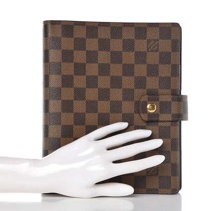 Louis Vuitton Damier Ebene Large Ring Agenda Cover 2 of 9