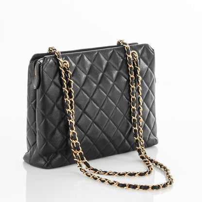 Chanel Caviar Quilted Flap Shoulder Bag Black 3 of 8