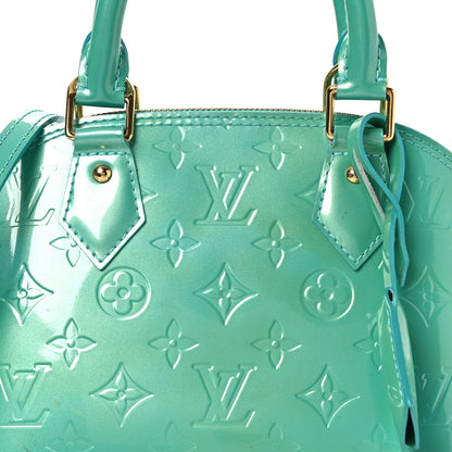 Louis Vuitton Vernis Alma BB Blue Lagon 7 of 16