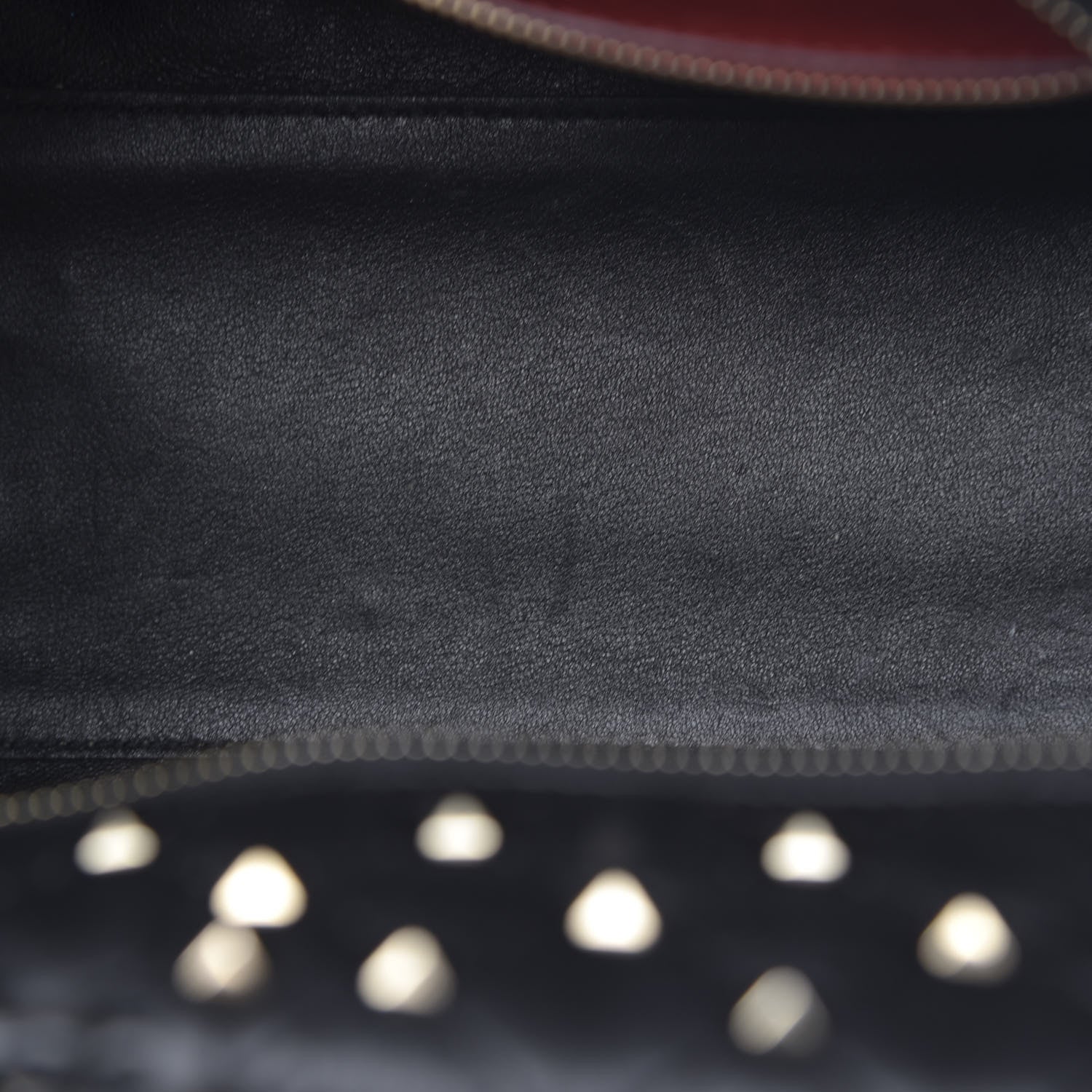 Valentino Garavani Nappa Rockstud Spike Double Handle Tote Black 12 of 15