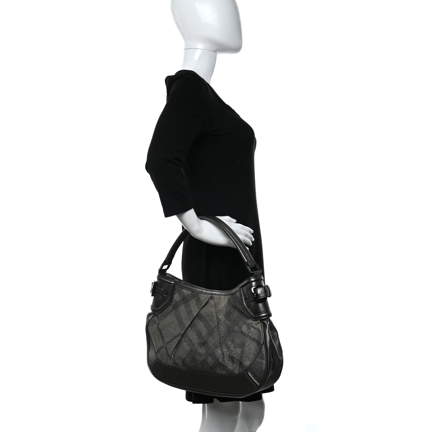Shimmer Check Fairby Hobo Pewter