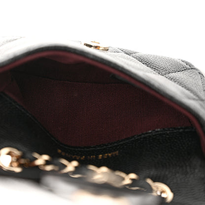 Chanel Caviar Quilted Mini Chain Belt Bag Black 5 of 12