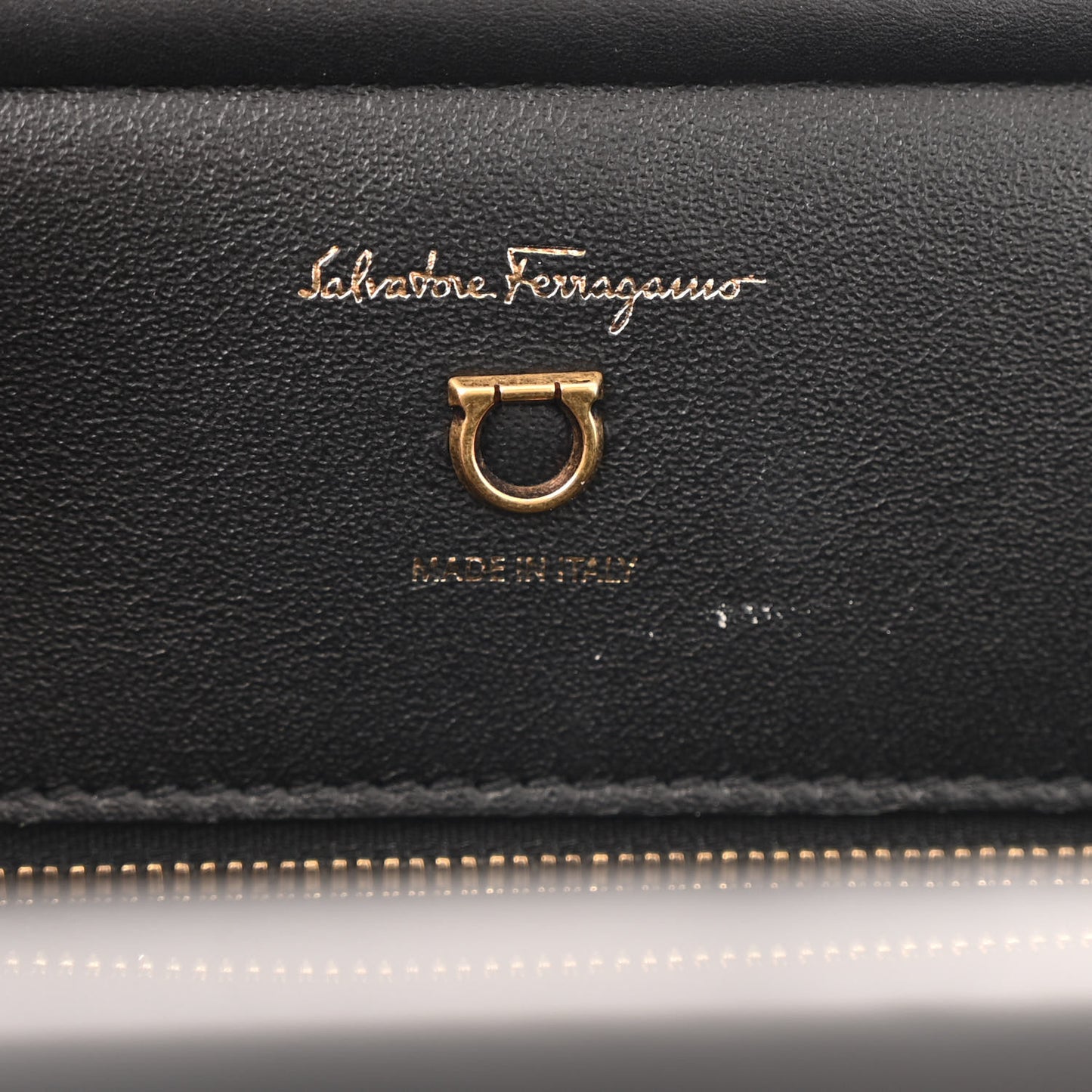 Calfskin Frame Satchel Black