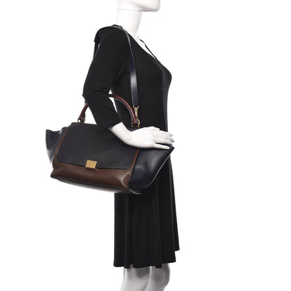 Celine Smooth Calfskin Medium Tri-Color Trapeze 2 of 17
