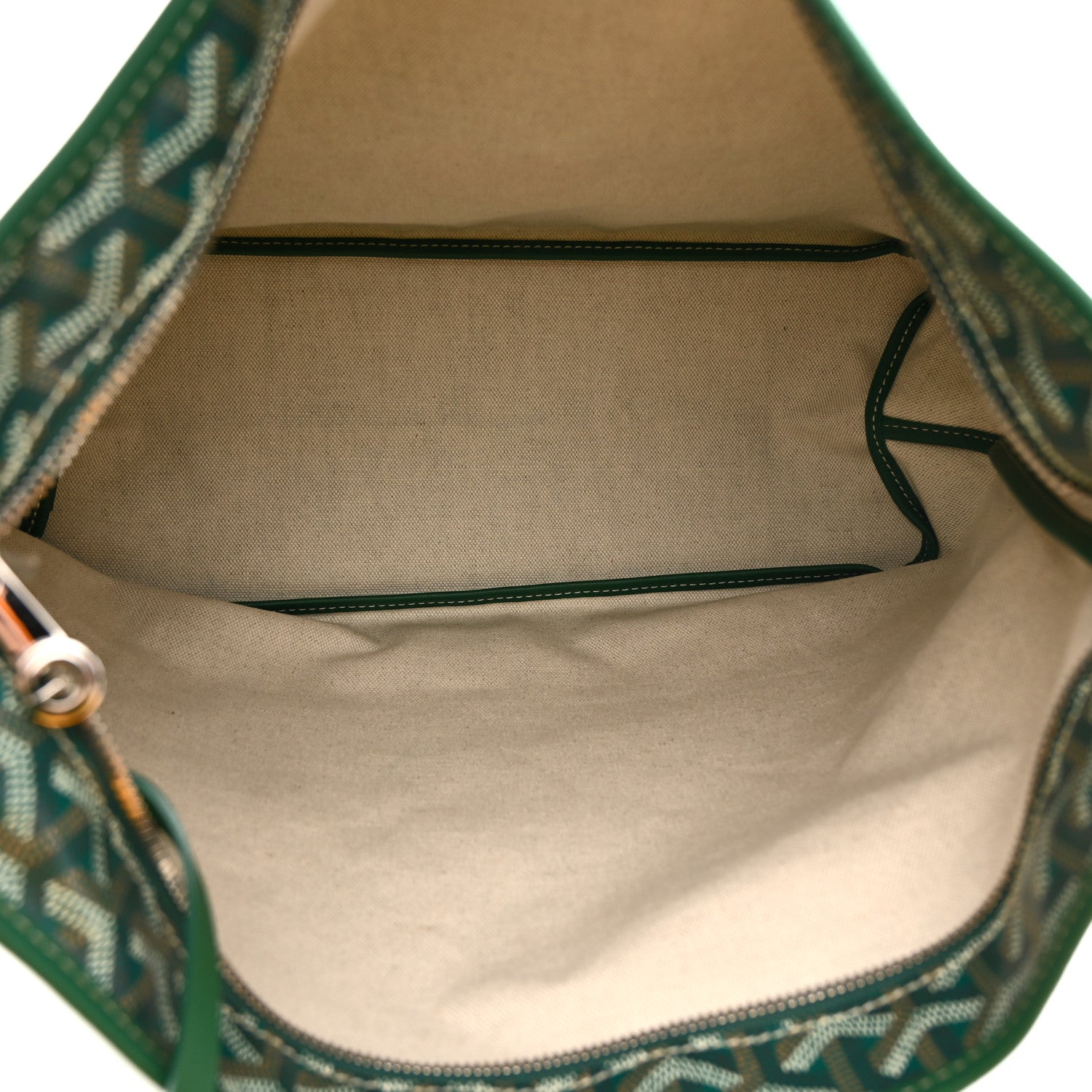 Goyard Goyardine Coeur Boheme Hobo Green 6 of 11