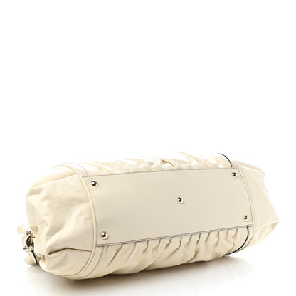 Gucci Calfskin Bamboo Large Pop Top Handle Tote Off White 4 of 10
