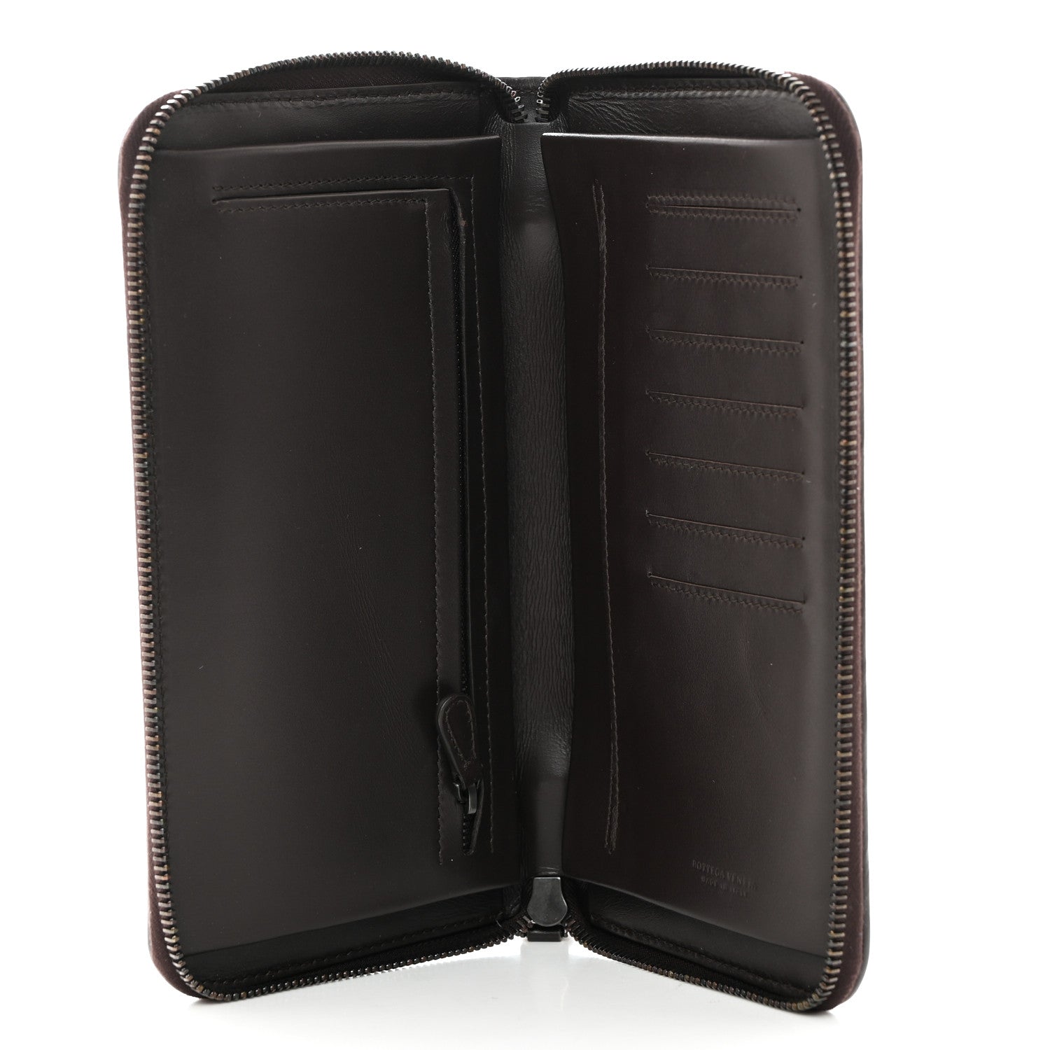 Bottega Veneta Nappa Intrecciato VN Travel Organizer Wallet Ebano 6 of 8