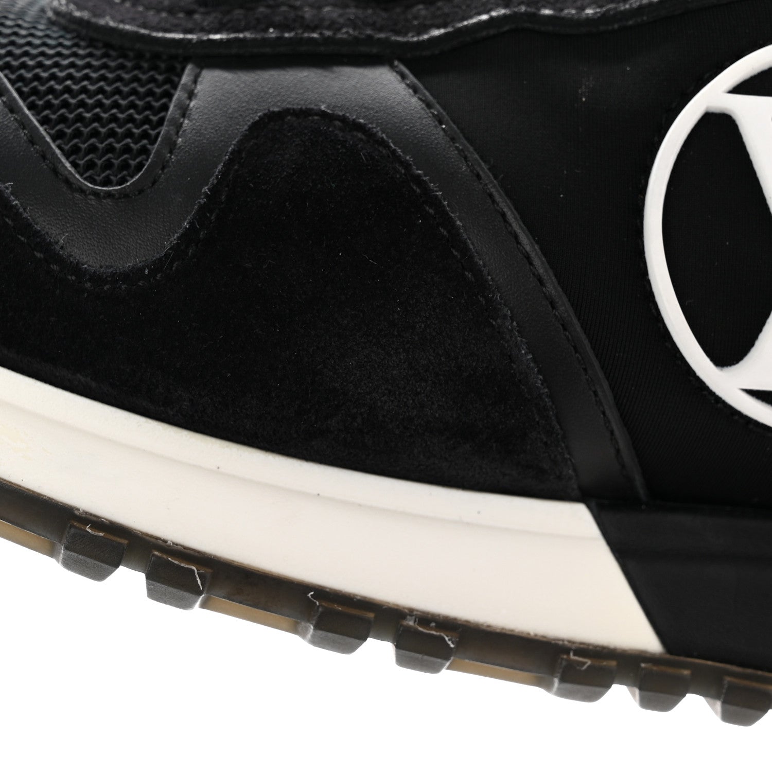 Louis Vuitton Calfskin Monogram Run Away Sneakers 39 Black 10 of 12