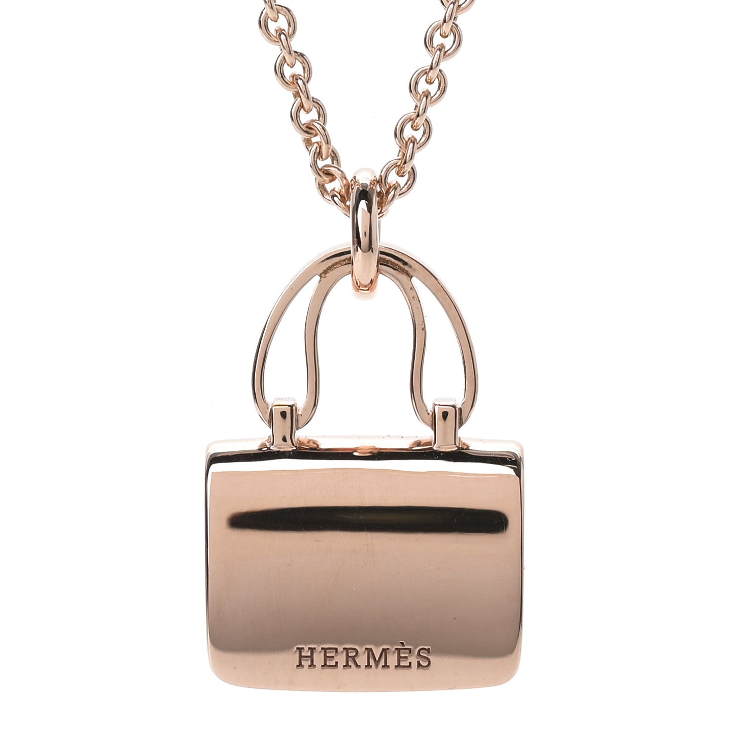 18K Rose Gold Diamond Constance Amulettes Pendant Necklace