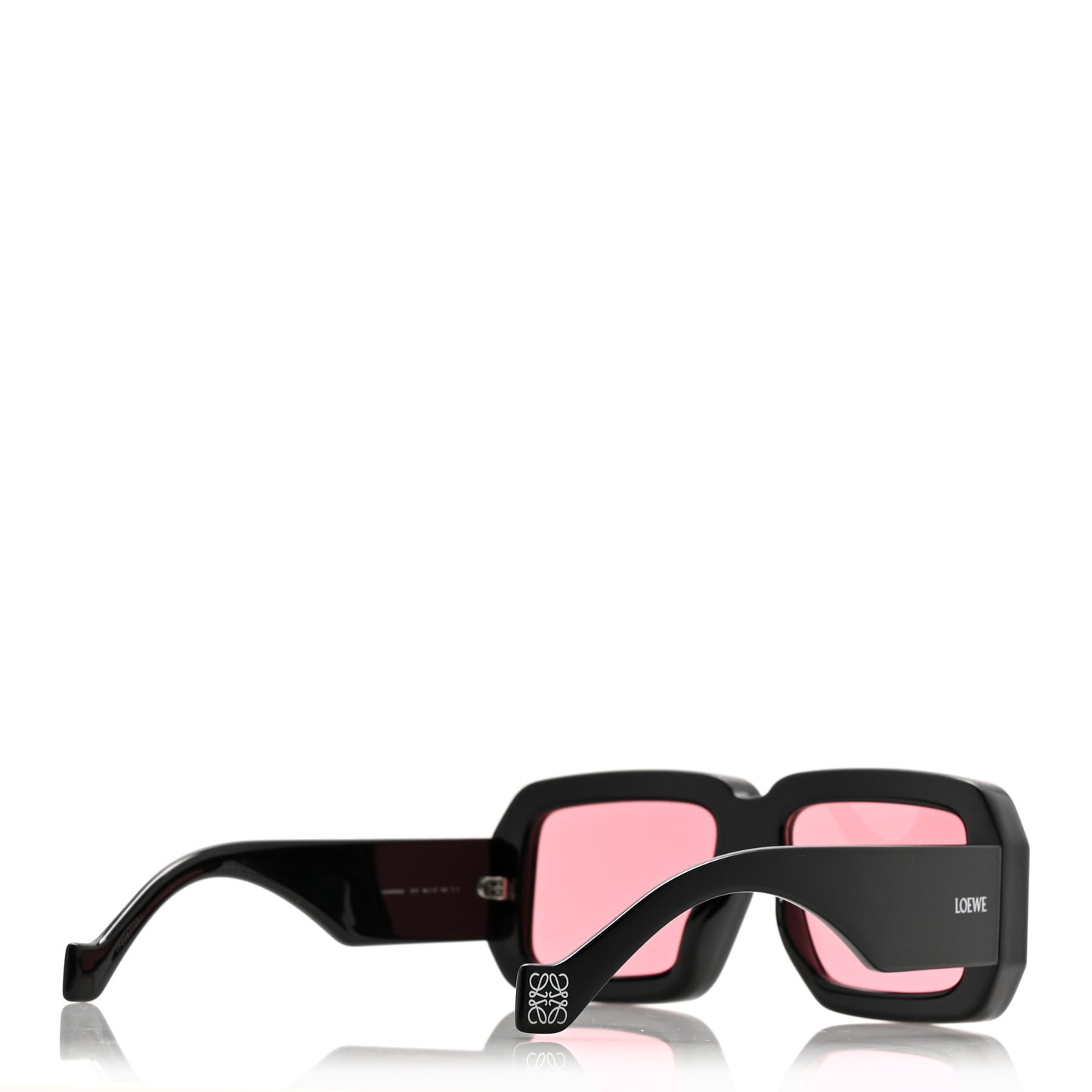 Acetate Paula's Ibiza Dive In Mask Sunglasses LW40064U Black Pink