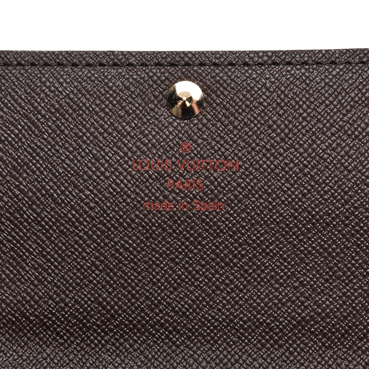 Louis Vuitton Damier Ebene Anais Wallet 6 of 6