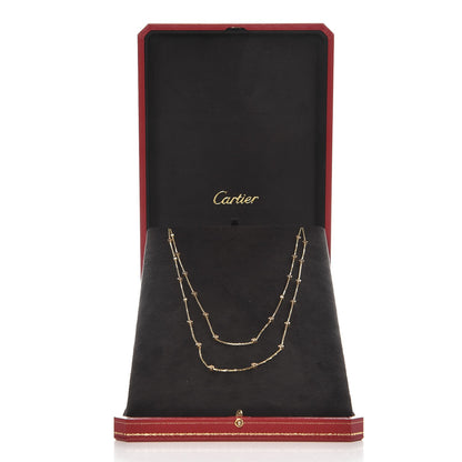 Cartier 18K Yellow Gold Long Station LOVE Necklace 6 of 7