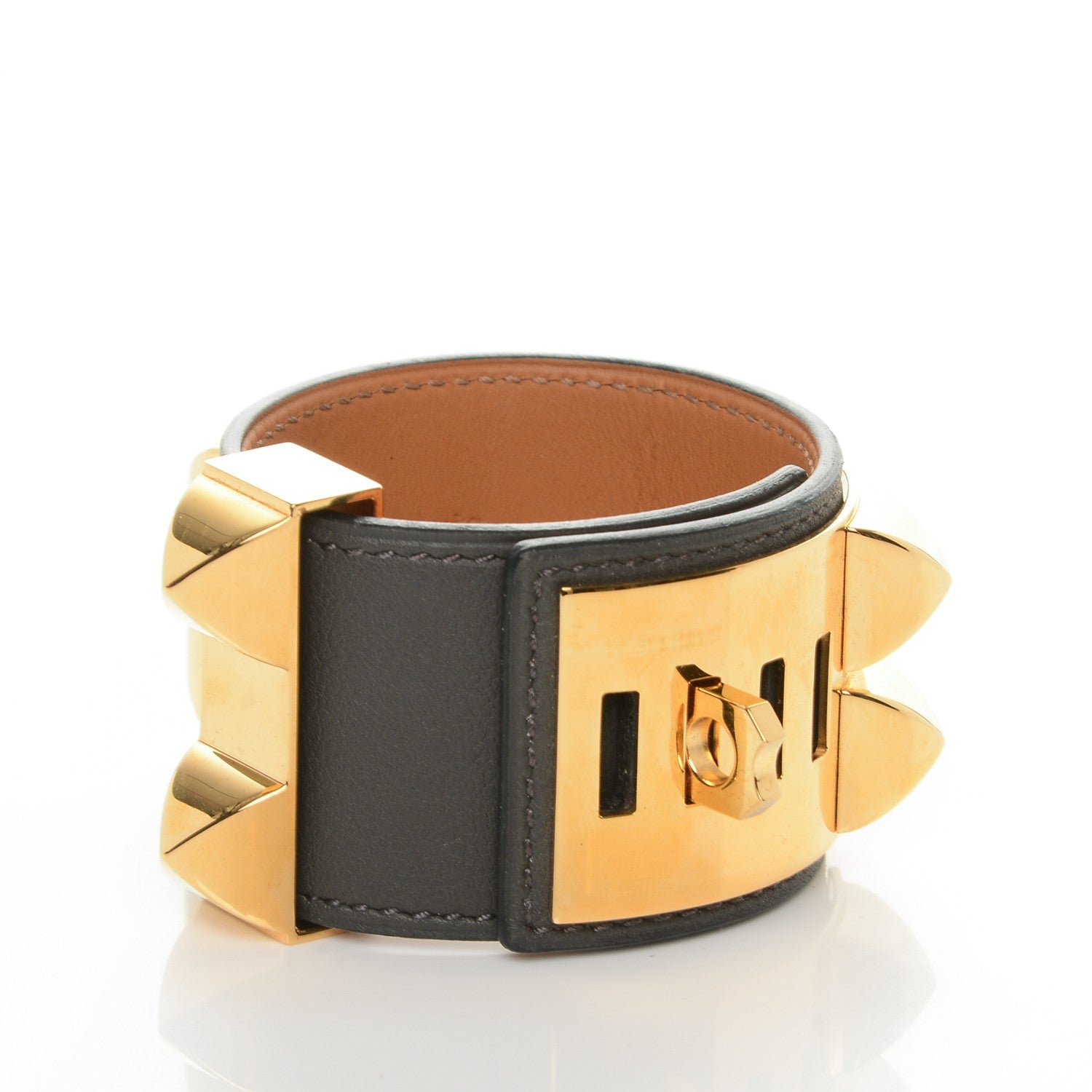 Hermes Swift Collier de Chien CDC Bracelet S Graphite 3 of 7