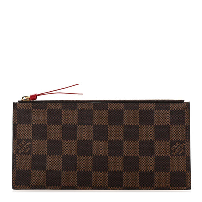 Louis Vuitton Damier Ebene Felicie Chain Wallet Zippered Insert 1 of 6