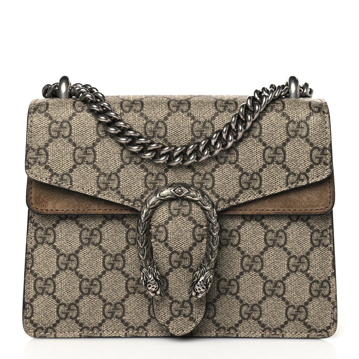 GG Supreme Monogram Mini Dionysus Shoulder Bag Taupe